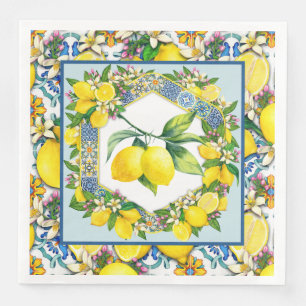 Serviette En Papier Frais de Citron 
