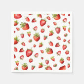 Serviette En Papier Fraise (Devant)