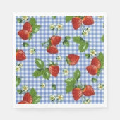 Serviette En Papier Fraise (Devant)