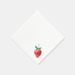 Serviette En Papier Fraise