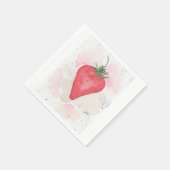 Serviette En Papier Fraise (Coin)
