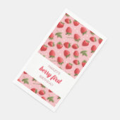 Serviette En Papier Fraise Berry Première fête d'anniversaire Napkin (Coin)