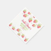 Serviette En Papier Fraise Berry Sweet Berries rouges Anniversaire (Coin)