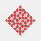 Serviette En Papier Fraise Fête Anniversaire Thème Papier d'enveloppem (Coin)