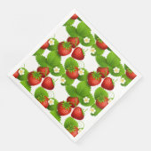 Serviette En Papier Fraise fraîche (Coin)