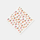Serviette En Papier Fraise mignonne (Coin)