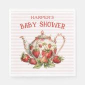 Serviette En Papier fraise Quelqu'un Baby shower sucré (Devant)