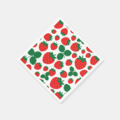 Serviette En Papier Fraises (Coin)