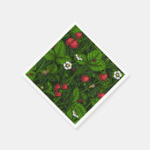 Serviette En Papier Fraises sauvages (Coin)