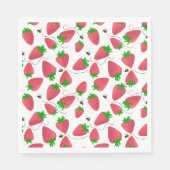 Serviette En Papier Fraises suces Buzzing Bees Anniversaire (Devant)