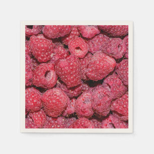 Serviette En Papier Framboise