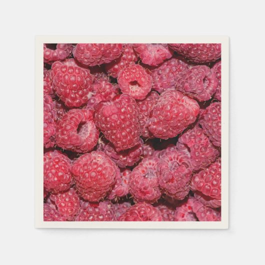 Serviette En Papier Framboise (Devant)