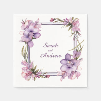 Serviette En Papier Framing Lilah Flower (No date) : Mariage Napkins