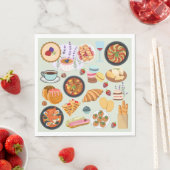 Serviette En Papier Français (En situation)