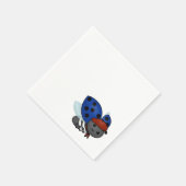 Serviette En Papier Française Ladybug, sourire (Coin)