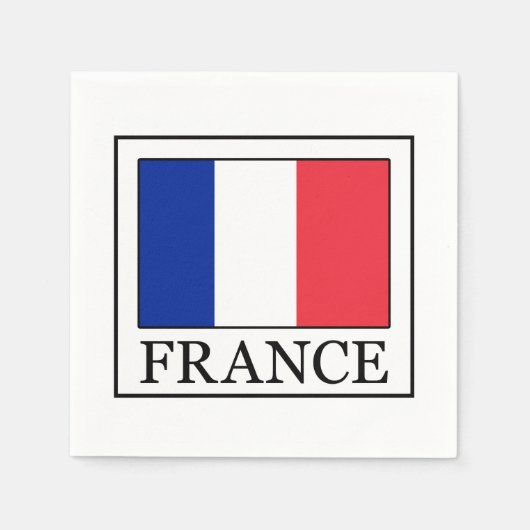 Serviette En Papier France (Devant)