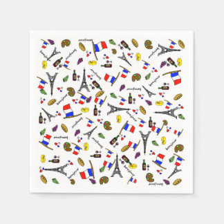 Serviette En Papier France Papier Motif à thème