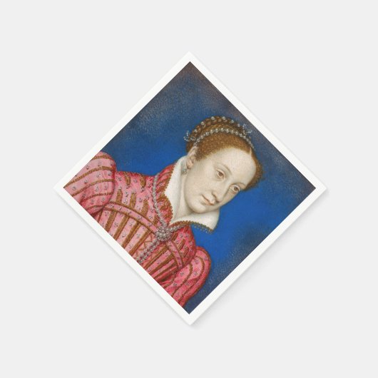 Serviette En Papier Francois Clouet - Mary, Reine des Écossais (Coin)
