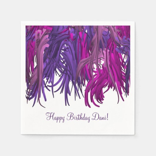 Serviette En Papier Frange ! (Devant)