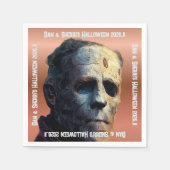 Serviette En Papier Frankenstein Halloween (Devant)