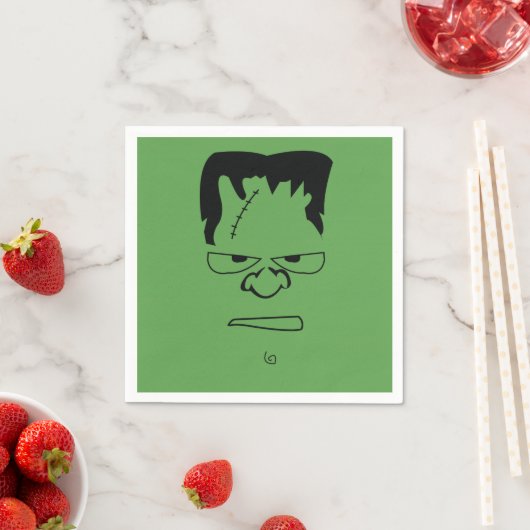 Serviette En Papier Frankenstein Napkins (En situation)
