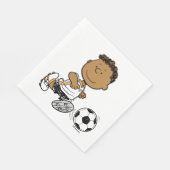 Serviette En Papier Franklin Jouer Au Football (Coin)