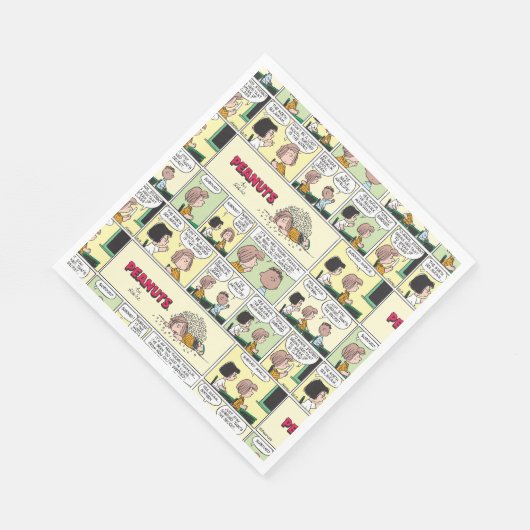 Serviette En Papier Franklin, Pepperment Patty & Marcie | Classe mathé (Coin)