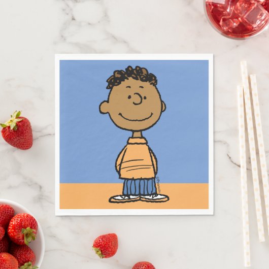 Serviette En Papier Franklin Smiling (En situation)