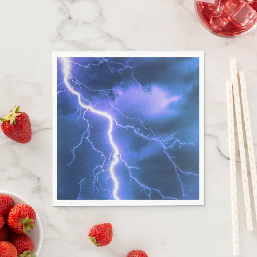 Serviette En Papier Frappe éclair choquante (En situation)