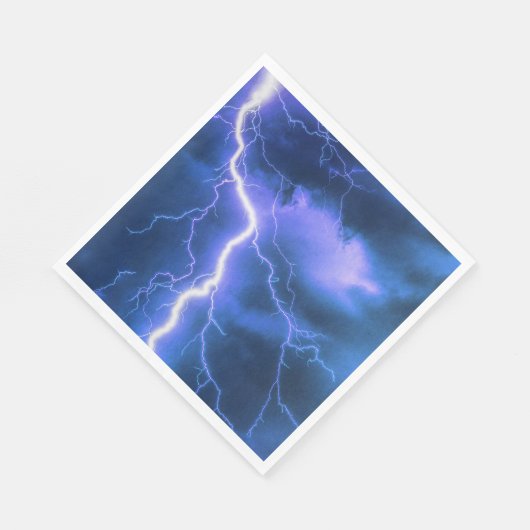 Serviette En Papier Frappe éclair choquante (Coin)
