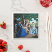 Serviette En Papier Frédéric Bazille - La Réunion Familiale (En situation)