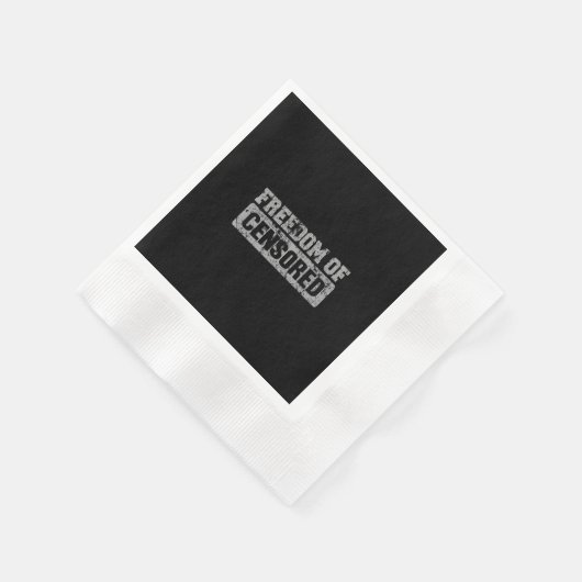 Serviette En Papier Freedom of Speech Maybe (Coin)