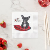 Serviette En Papier French Bull Dog - Français - Amour (En situation)