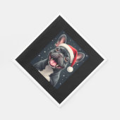 Serviette En Papier French Bulldog Christmas Long Sleeve T-Shirt (Coin)