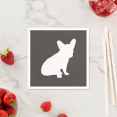 Serviette En Papier French Bulldog Theme Party - Baby shower neutre (En situation)