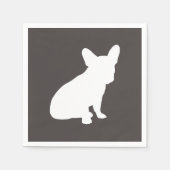 Serviette En Papier French Bulldog Theme Party - Baby shower neutre (Devant)