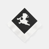 Serviette En Papier French Bulldog Yoga Love Heart Frenchie Workout (Coin)