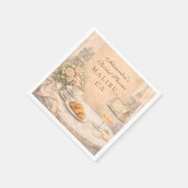 Serviette En Papier French Paris Bridal Shower (Coin)