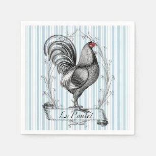 Serviette En Papier French Rooster Le Poulet