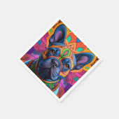 Serviette En Papier Frenchie Fun (Coin)