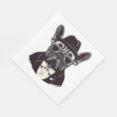 Serviette En Papier Frenchie The Gangster (Coin)