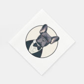 Serviette En Papier Frenchie The Gentlemen (Coin)