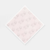 Serviette En Papier frenchys savent faire la fête, serviettes bulldog  (Coin)