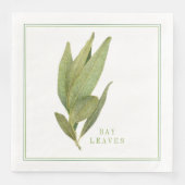 Serviette En Papier FRESH BAY FEUILLE Standard Dinner Papier serviette (Devant)