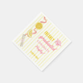 Serviette En Papier Freshly Graduated Lemonade Graduation Party (Coin)
