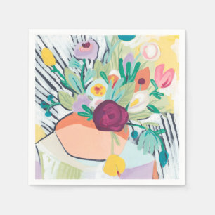 Serviette En Papier Fréviste Floral II