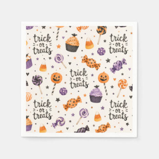 Serviette En Papier Friandises Trick or Treat