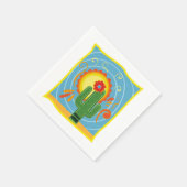 Serviette En Papier Frida Kahlo Cactus Graphic (Coin)