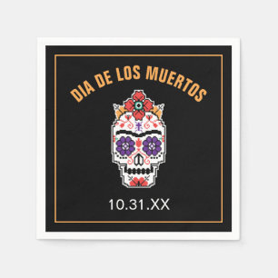 Serviette En Papier Frida Kahlo   Dia De Los Muertos