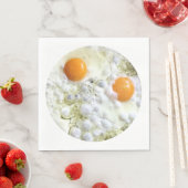 Serviette En Papier Fried eggs (En situation)